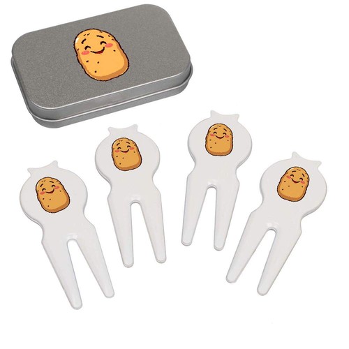 Happy potato golf divot tool - 'happy, potato'