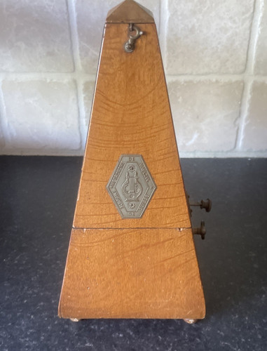 Vintage wood metronome - vintage,