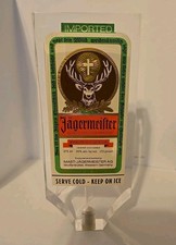 Vintage Jagermeister Clear Acrylic Machine/ Beer Tap Handle 6.5”