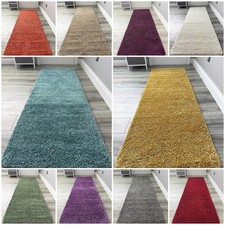 Plain Hall Runner Rug Long