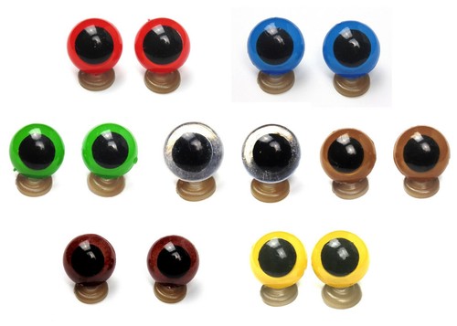 Safety eyes coloured plastic - eyes,