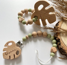 Wooden Dummy Clip Baby Dummy