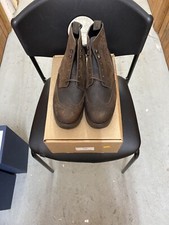 Solovair Loake Men’s Brogue  Combat Ankle Boots Size 10 F