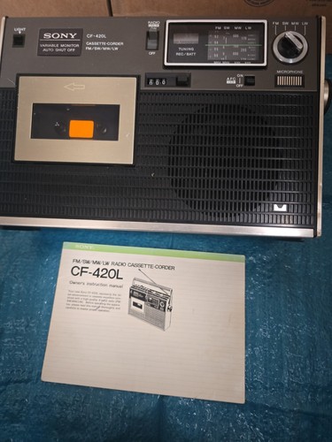 Sony 420l vintage 1978 - cf-420l,