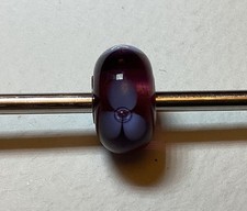 Trollbeads Purple Flower Glass