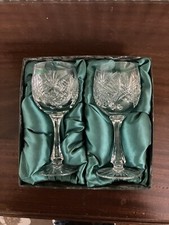 2 Galway IRISH Crystal Wine
