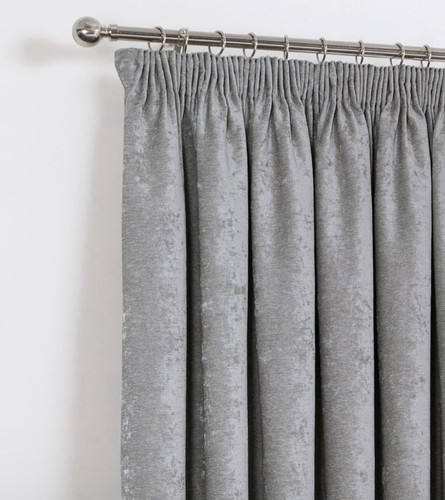 Dunelm luxury silver chenille - dunelm,