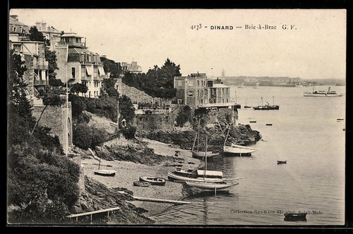 Old postcard dinard - old,