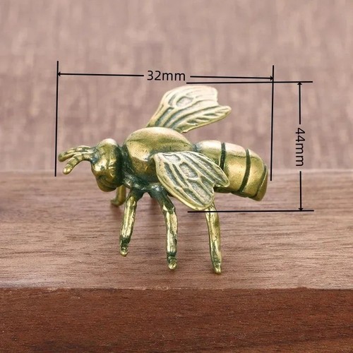 Solid brass honey bee - brass,