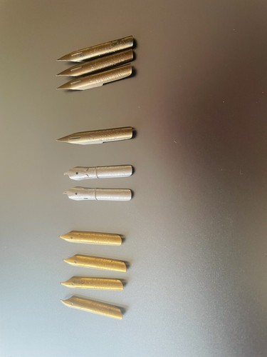 Assorted pen nibs - pen,
