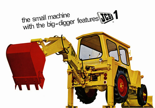 Vintage jcb backhoe - jcb, 1