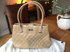 LK Bennett Beige  Patent Tote