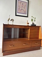 G Plan Fresco Teak Sideboard Highboard Mid Century Modern 1960s 1970s Vintage