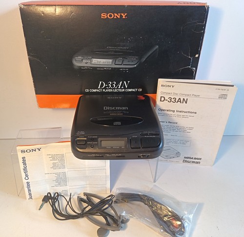 Vintage sony discman 33 - sony,