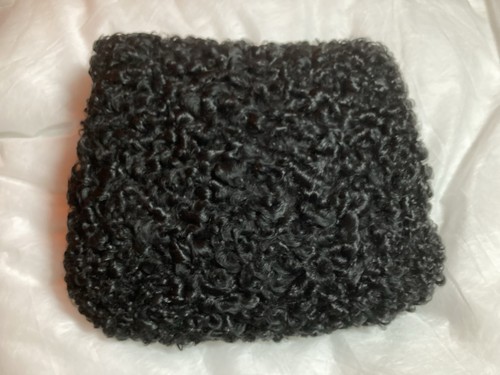 Vintage astrakan muff hand - astrakan,