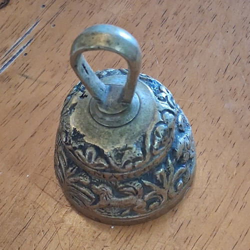 Antique brass metal hand - brass,