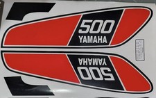 YAMAHA XT500 1976 TANK DECALS 