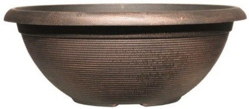 Copper small large bowl plant - small,