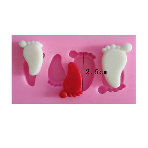 Silicone baby feet - baby, sml