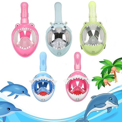 Kids full face snorkel mask - snorkel,
