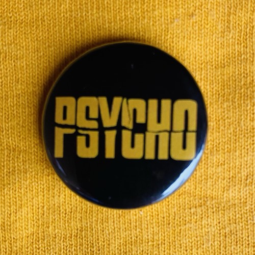 Psycho 25mm pin badge alfred - 25mm,