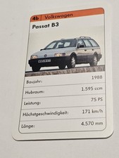Volkswagen Passat B3 - 4b - 1988 Single Card - Quartet (4)