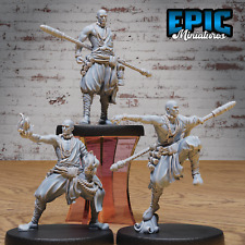 Shaolin Monk 3D Print D&D Tabletop Gaming Figure - Epic Miniatures