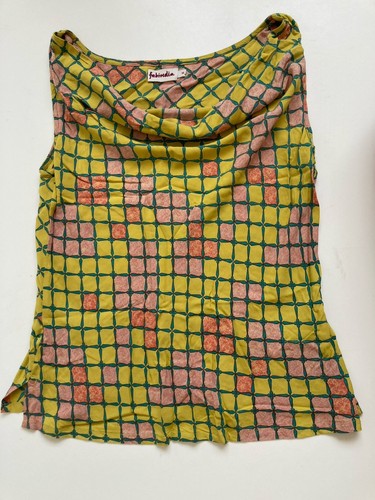 Fabindia top yellow - , pink