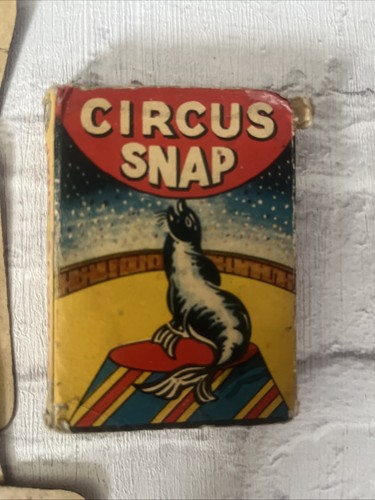 Vintage 1950s circus snap card - vintage,