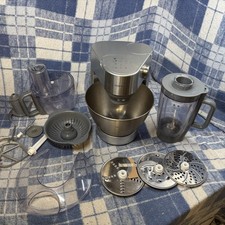 Kenwood KM280 Silver Food Mixer with attachments **SEE PHOTOS**