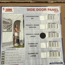 Fiamma Side Door Panel Privacy Room Large, Safari, End Panel With Door!