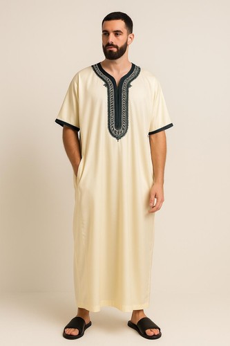 Men moroccan thobe - men's, islamic