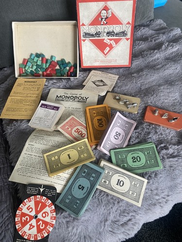 Vintage monopoly patent - vintage,