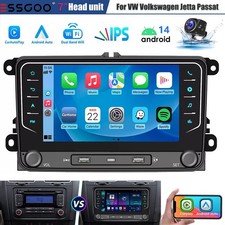 Fits VW Volkswagen Jetta Passat 7" Android 14 Car Stereo Radio Apple Carplay GPS