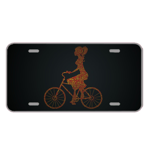 Lady bike vehicle - on, in