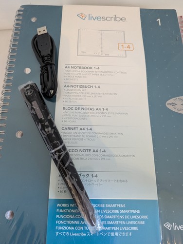 Livescribe blue spiral - livescribe, a4