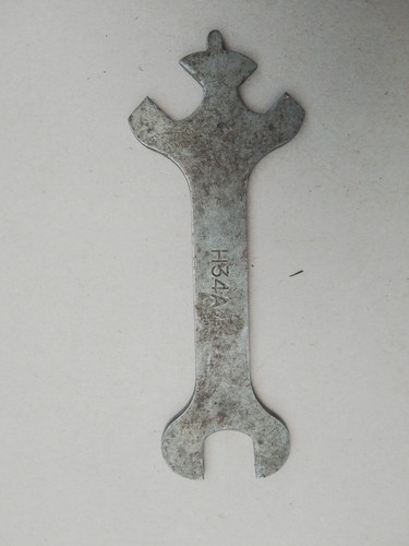 Vintage lawnmower spanner - vintage,