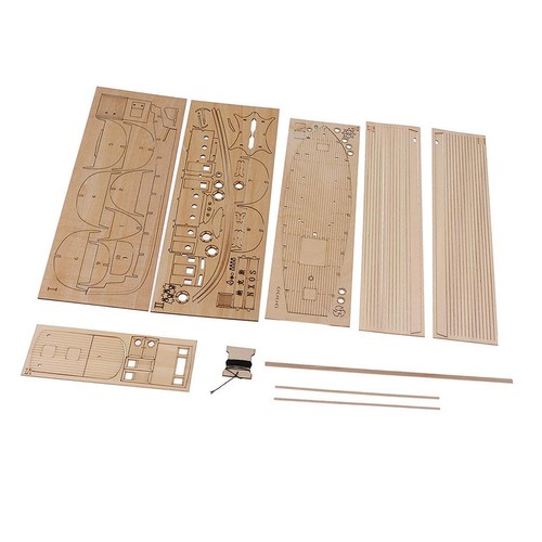 Wooden fishing boat model - fishing,