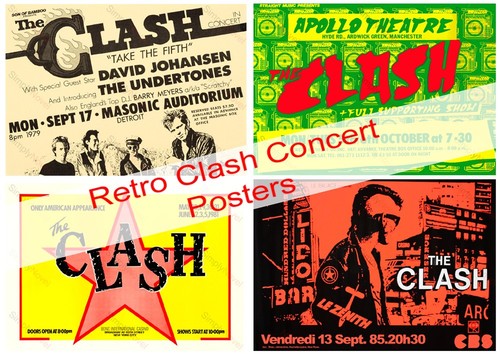 Repro vintage the clash - vintage,