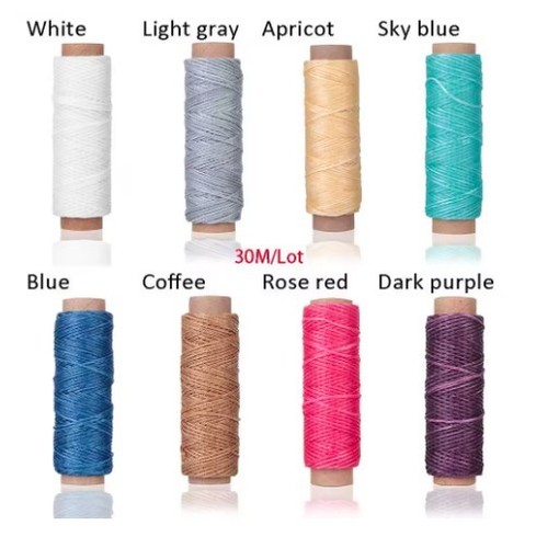 30m waxed thread - 30m, leather