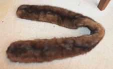 Vintage Fur stole  Brown