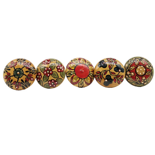Lot hand painted ceramic - of,