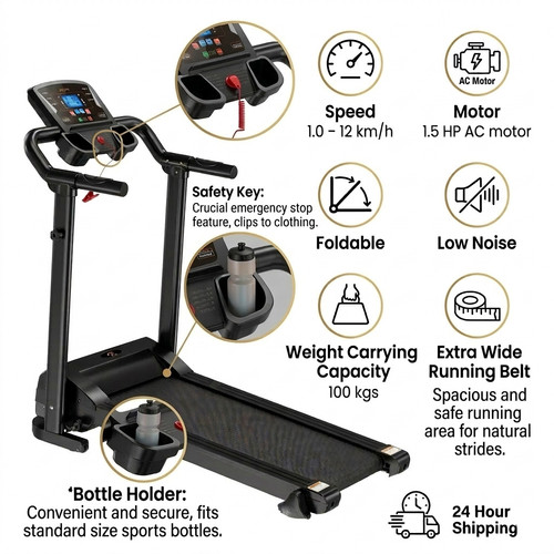 Treadmill motorized jogging - motorized,