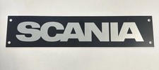 Genuine Scania Plate Alloy Badge Emblem R500 Truck Man Cave Accessories