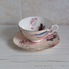 Wedgwood Cuckoo Cup Saucer Duo
