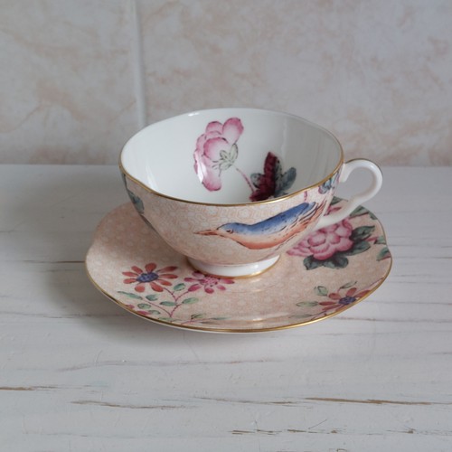 Wedgwood cuckoo cup saucer duo - cup,