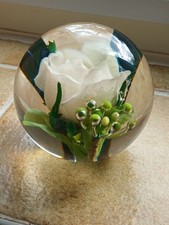 Vintage Lucite/Resin White