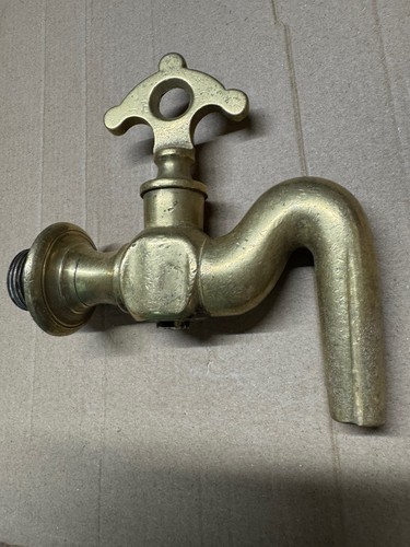 Vintage heavy large brass taps - brass,