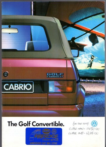 Volkswagen golf convertible - volkswagen,