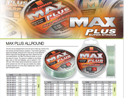 Trabucco max plus allround - trabucco,